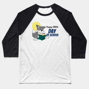 Fox 100  day of school Baseball T-Shirt